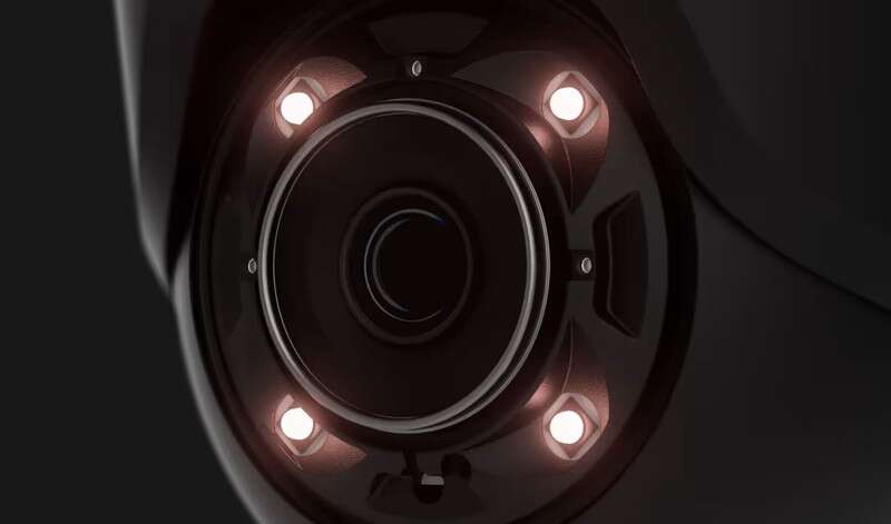 Dôme IP Blanc 8MP Obj 2.8mm  IR35M  IP65