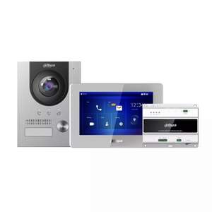 Kit portier vidéo saillie 1 BP 2MP moniteur 7" 2 fils