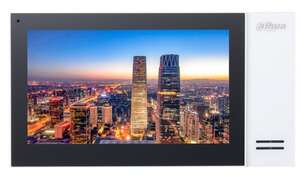 Moniteur blanc couleur 7" IP carte SD 8GB incluse