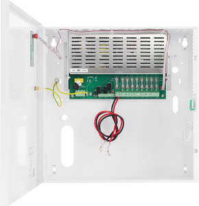 Alim cctv avec chargeur 12V/9A,9 sorties 0.75A,batterie 17Ah