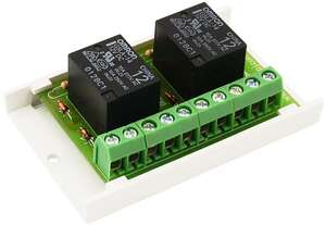 Visuel du produit Carte 2 relais 12V 2RT 2A sous 30Vdc