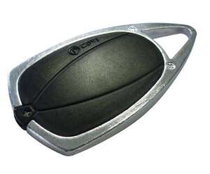 Badge 125Khz métal et porte clés - DIGITAG - Noir