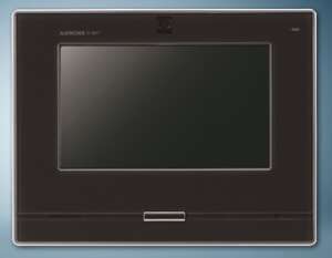 Moniteur IP audio et vidéo 7" tactile noir