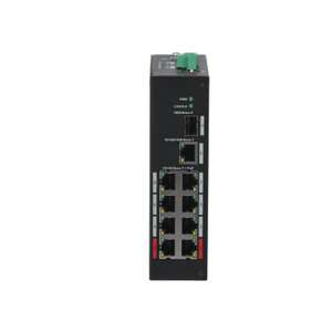 Visuel du produit Switch 8 ports PoE 2.0 10/100Mbps + uplink 1 x RJ45 et 1 SFP