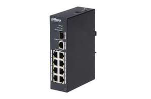 Visuel du produit Switch 8 ports 10/100Mbps +uplink 1x RJ 45 et  1 SFP Gbit -