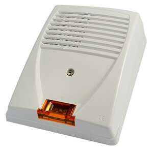 Sirène extérieure à diffuseur de message vocaux avec flash