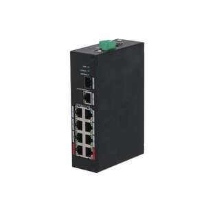Switch 8 ports PoE 2.0 10/100Mbps + uplink 1 x RJ45 et 1 SFP