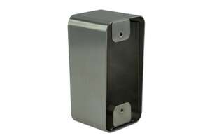 Visuel du produit Boitier saillie applique acier inoxydable 42x87x38/42mm