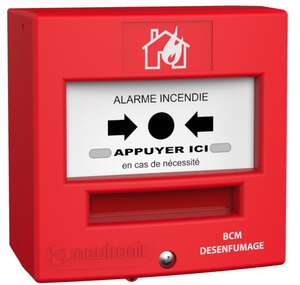 Visuel du produit Déclencheur manuel rouge 1 contact