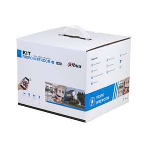 Visuel du produit Kit portier vidéo saillie 1 BP 2MP moniteur 7" 2 fils et wifi