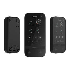 Clavier radio écran tactile + lecteur de proximité RFID - noir