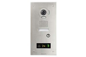 Visuel du produit Platine vidéo inox encastrée avec synthèse vocale