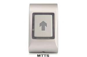 Visuel du produit Bouton poussoir sensitif en Métal - 12/24 VCC - Gris Clair