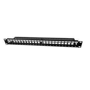 Panneau 19  1U - KeyStone - 24 ports nu RJ45