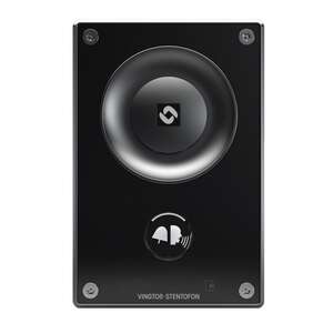 Platine interphone IP 1 BP IP66 IK07 Noir