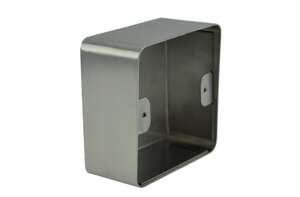 Visuel du produit Boîtier applique en acier inoxydable, 82,5 x 82,5 x 42mm