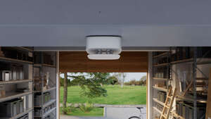 Visuel du produit Détecteur de chaleur  et  gaz carbonique  radio - blanc