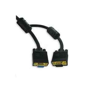 Câble VGA 5 mètres mâle/femelle avec ferrite.