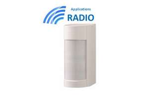 Visuel du produit Détecteur radio extérieur 12m IRP + HF Anti Masque + Anti Animaux