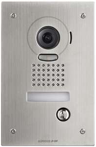 Platine de rue video encastrée resistante au vandalisme