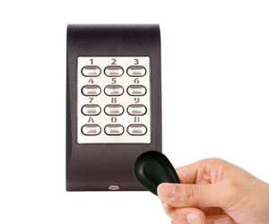 MINI /ABS /clav rétroéclairé / lecteur proxEM & HID125 kHZ Gris