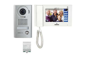 Visuel du produit Kit vidéo couleur AV avec zoom & mémoire, platine saillie