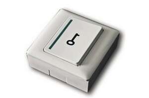 Visuel du produit Bouton poussoir encastré + boitier saillie  90x90mm