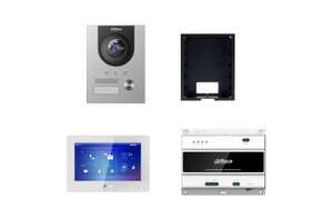 Visuel du produit Kit portier vidéo saillie 1 BP 2MP moniteur 7" 2 fils