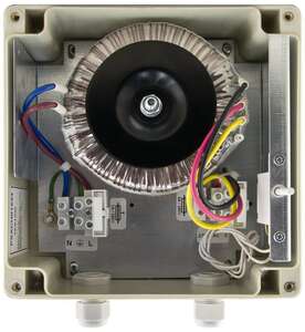Alimentation en boitier étanche ABS IP65 24VAC/4AC