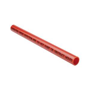 Tubes rouges 25mm ABS long. 2,4m (25pcs)
