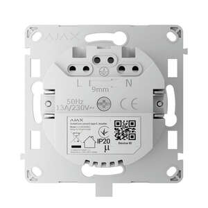 Plaque blanche pour la prise OUTLETCORE Type E