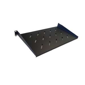 UPTEC - Etagère 19" 1U noir Prof 350 mm - Charge 60 Kg