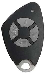 Télécommande bi-technologie 4 canaux couleur noire 09-0115