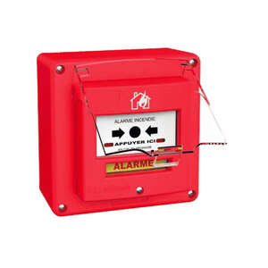 Déclencheur manuel étanche Type 4 radio adressable + capot