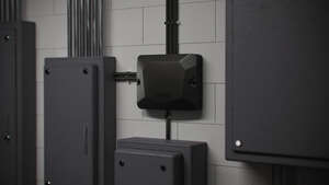 Visuel du produit Boîtier NOIR pour la connexion filaire sécurisée des appareils Ajax