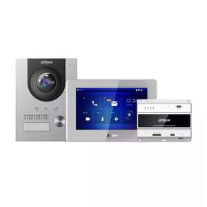 Kit portier vidéo encastré 1 BP 2MP moniteur 7" 2 fils