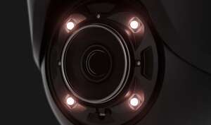 Visuel du produit Dôme IP Blanc 8MP Obj 2.8mm  IR35M  IP65